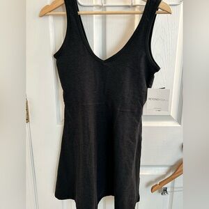 NWT Beyond Yoga Dark Charcoal Dress